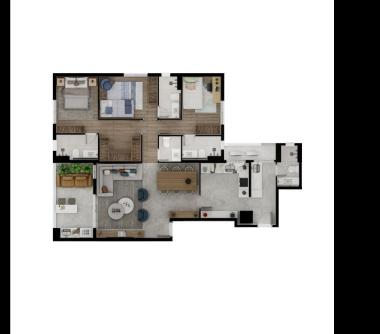 Planta 117m²