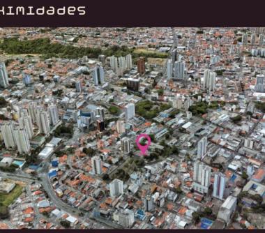 Visão geral proximidades Google Maps
